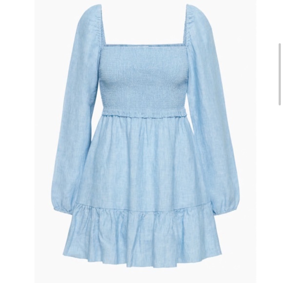 NWT Wilfred Tempest Linen Mini Dress - Picture 1 of 4